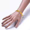 Faux Suede Cord Wrap Bracelets BJEW-JB04413-04-4