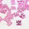 Mixed Grade A Square Shaped Cubic Zirconia Pointed Back Cabochons X-ZIRC-M004-7x7mm-2