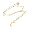 304 Stainless Steel Pendant Necklaces NJEW-H029-02G-X-2