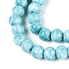 Baking Paint Glass Beads Strands X-DGLA-N016-6mm-08-3