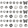 700Pcs 14 Styles Tibetan Style Alloy Beads FIND-PA0001-28-7