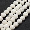Unwaxed Natural Lava Rock Beads Strands G-J367-01-8mm-1