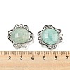 Natural Amazonite Faceted Connector Charms G-M431-09P-01-3