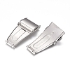 Tarnish Resistant 201 Stainless Steel Watch Band Clasps STAS-D173-01B-2