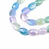 Electroplate Glass Beads Strands X-EGLA-S194-17E-3