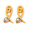 Spray Painted Alloy Pendants PALLOY-S132-227-RS-2