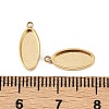 304 Stainless Steel Pendant Cabochon Settings STAS-A194-05A-G-3