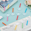 72Pcs 6 Colors Plastic Handheld Magnifier for Children DIY-GO0002-78-4