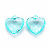 Transparent Acrylic Pendants LS-TACR-T024-03B-946-2