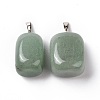 Natural Green Aventurine Pendants G-K302-B06-2