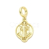 Brass Saint European Dangle Charms KK-D325-26G-02-1