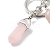 Natural Rose Quartz Keychain KEYC-M022-05H-3