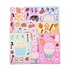 8Pcs PVC Self-Adhesive Stickers STIC-L001-05-1