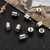 Tarnish Resistant 304 Stainless Steel Cord Ends STAS-E020-8-7