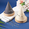 4Pcs 2 Styles 304 Stainless Steel Star & Rhombus Link Chain Bracelet Making AJEW-TADJ00008-4