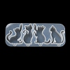Cat Shape Pendant DIY Silhouette Silicone Mold DIY-K067-02B-4