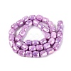 Anti-Tarnish Electroplate Glass Beads Strands EGLA-N027-03A-11-2