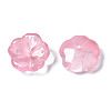 Transparent Spray Painted Imitation Jade Glass Beads GLAA-Q089-003-E004-4