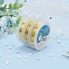 Round Brass Wire for Jewelry Making CWIR-BC0006-09-0.3mm-6