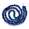 Electroplate Glass Bead Strands X-EGLA-R094-4mm-03-3