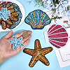 16Pcs 4 Styles Polyester & Sequin Self Adhesive Patches PATC-ME0001-28-3