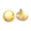 Ion Plating(IP) 304 Stainless Steel Stud Earring Findings EJEW-I281-32G-2