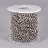 Tarnish Resistant Handmade 304 Stainless Steel Twisted Chain/Curb Chain STAS-P204-02P-2