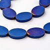 Electroplate Non-magnetic Synthetic Hematite Beads Strands G-F300-10-F-2