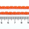 Opaque Glass Beads Strands GLAA-G112-04M-3