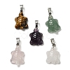 Natural & Synthetic Mixed Gemstone Pendants G-F758-A-P-1