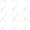 SUNNYCLUE 80Pcs 316 Stainless Steel Ear Cuff Findings STAS-SC0005-96-1