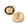 304 Stainless Steel Enamel Pendants STAS-P380-01G-2