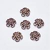 Brass Fancy Bead Caps KK-B213-R-1