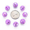 Opaque Acrylic Beads TACR-S154-10F-03-5
