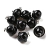 Natural Obsidian Pendants G-B041-01P-16-1