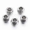 Tarnish Resistant 304 Stainless Steel Beads STAS-H394-08P-1