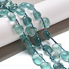 Natural Green Fluorite Beads Strands G-NH0032-A01-01-5