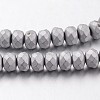 Electroplate Non-magnetic Synthetic Hematite Bead Strands G-F300-48B-F01-1