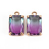 Gradient Color Glass Pendants GLAA-S193-008-A08-2
