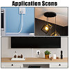 Self Adhesive Semicircular Hard PVC Cable Cover AJEW-WH0886-24C-7