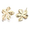 Brass Stud Earring Findings LS-X-KK-T056-24G-NF-1