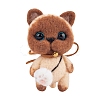 Cat Keychain Needle Felting Kit DIY-P062-02-1