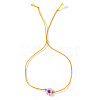 Flower Resin Beaded Slider Bracelets for Women SL9741-4-1