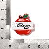 Teacher's Day Theme Opaque Resin Cabochons RESI-Z018-01A-3