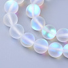 Synthetic Moonstone Beads Strands X-G-R375-12mm-A13-1