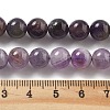 Natural Amethyst Beads Strands G-G779-8MM-05A-4