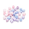 240Pcs 12 Style Opaque Acrylic Beads MACR-FS0001-05-2