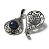 Natural Sodalite Pendants G-Q158-05P-21-2