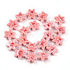 Glazed Porcelain Beads Strands PORC-N008-10H-2