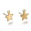 304 Stainless Steel Stud Earring Findings STAS-H130-19G-1